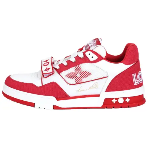 LOUIS VUITTON Lv Trainer 'White Red'
