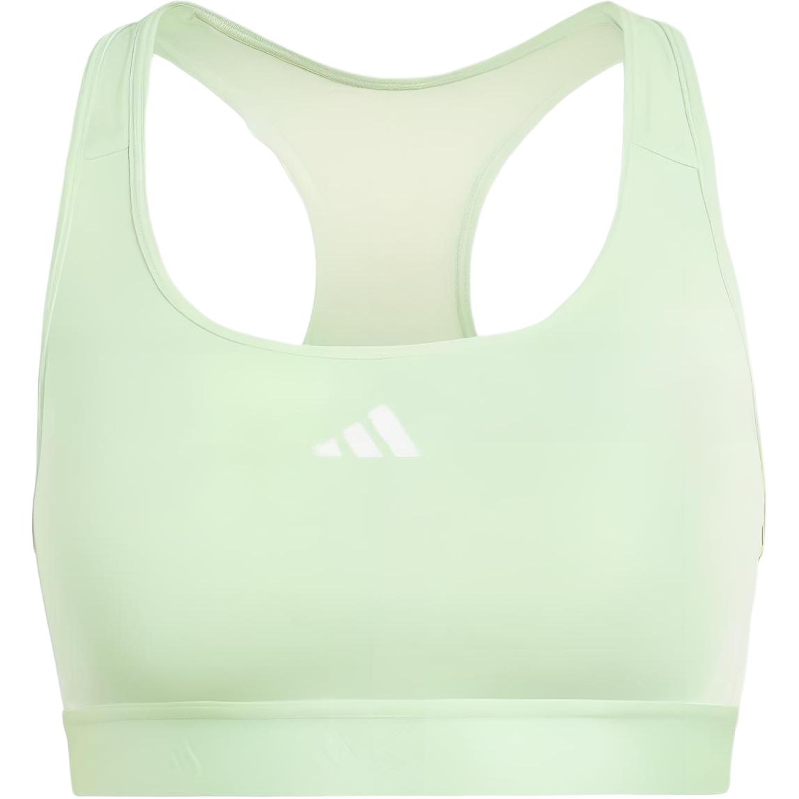 Adidas Powerreact Training Medium Support Hyperglam Bra Women's Green