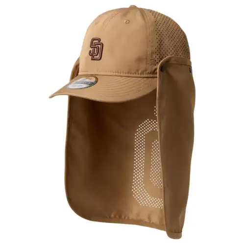 New Era 9THIRTY San Diego Padres polyester (polyester fiber) hat, same style for men and women, khaki color