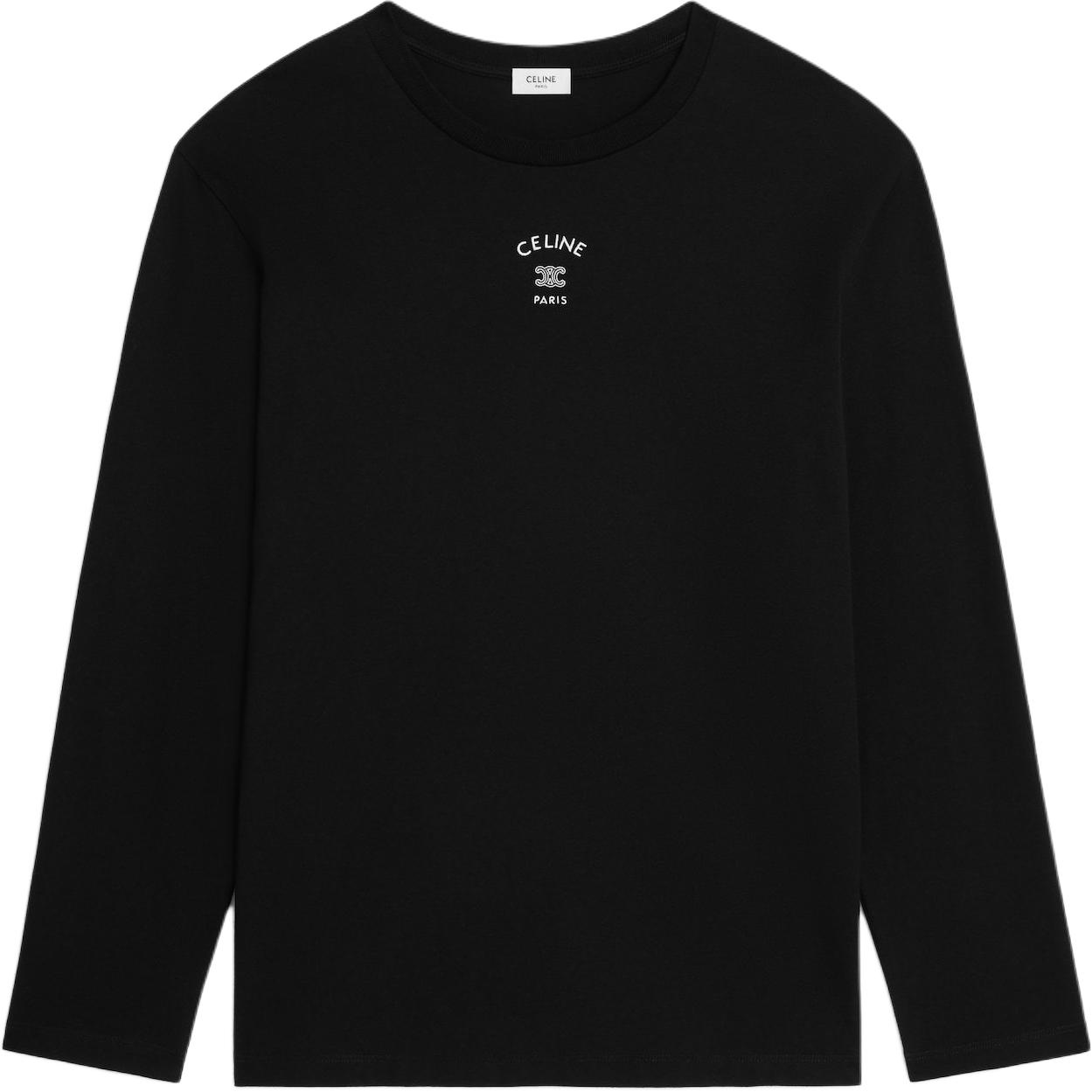 Женская футболка CELINE SS26 T (черный)