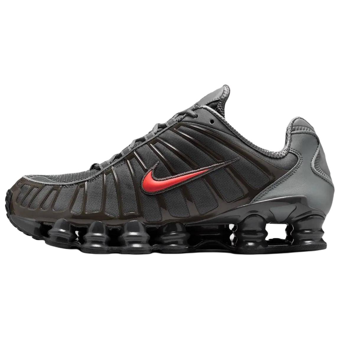 Мужские кроссовки Nike Shox TL SE (черно-красные)