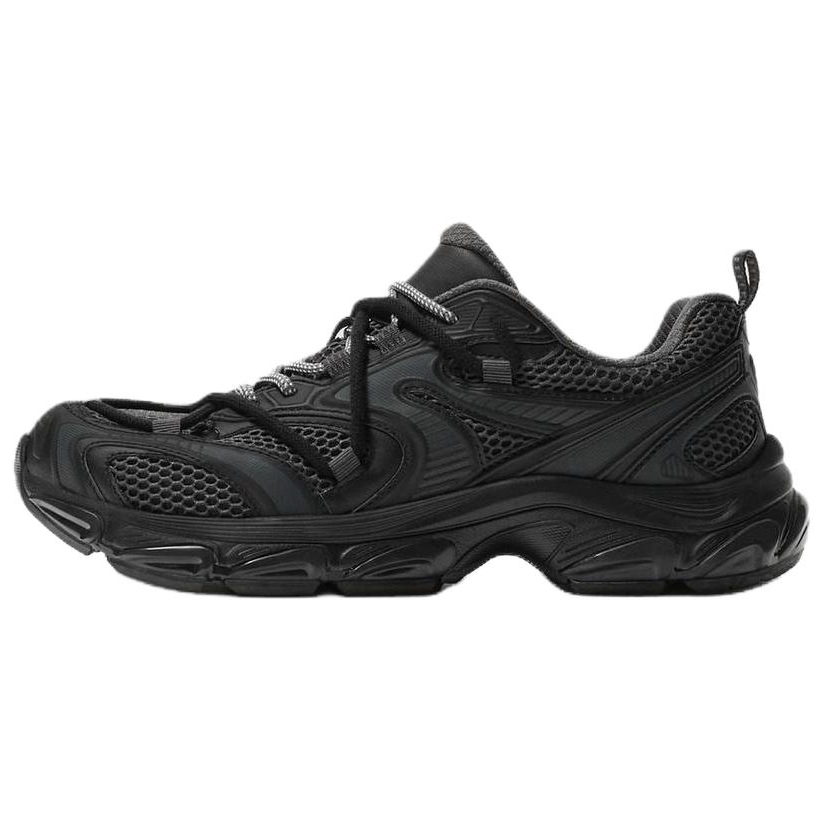 ZARA Pu Abrasion Resistant Low top Casual Running Shoes Men’s Black