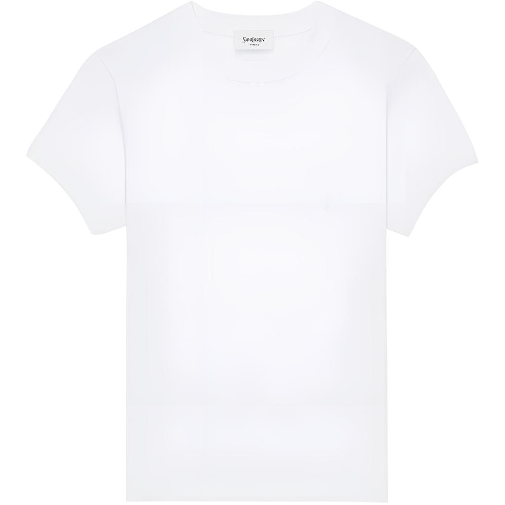 Женская футболка SAINT LAURENT SS26 T (белая)