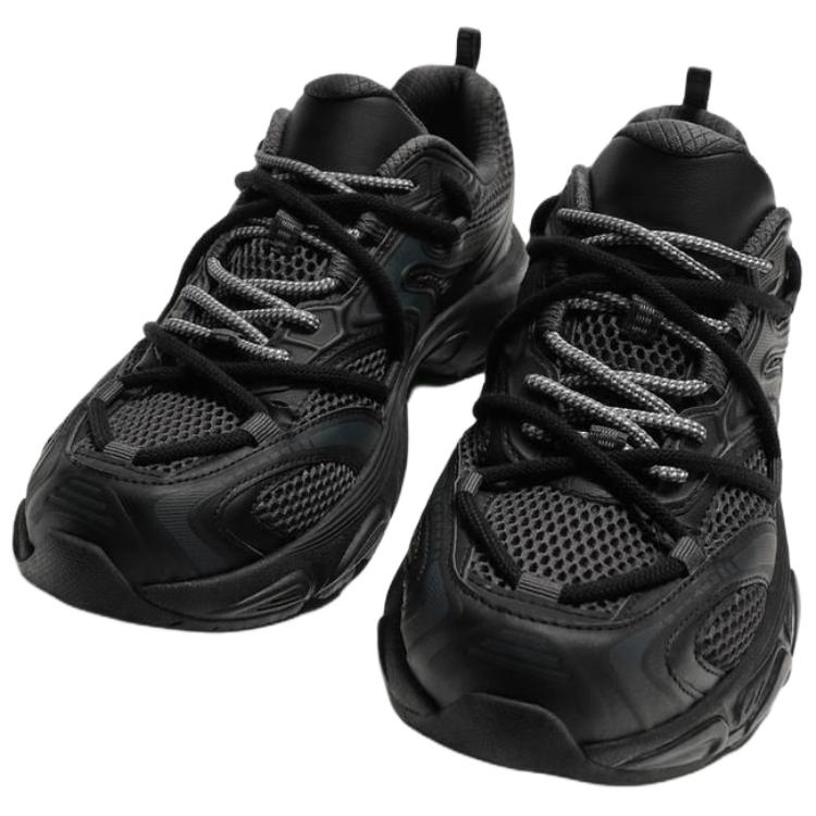 ZARA Pu Abrasion Resistant Low top Casual Running Shoes Men’s Black