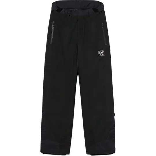 PALM ANGELS Casual Pants Men's Black Moderate Wide Leg Pants