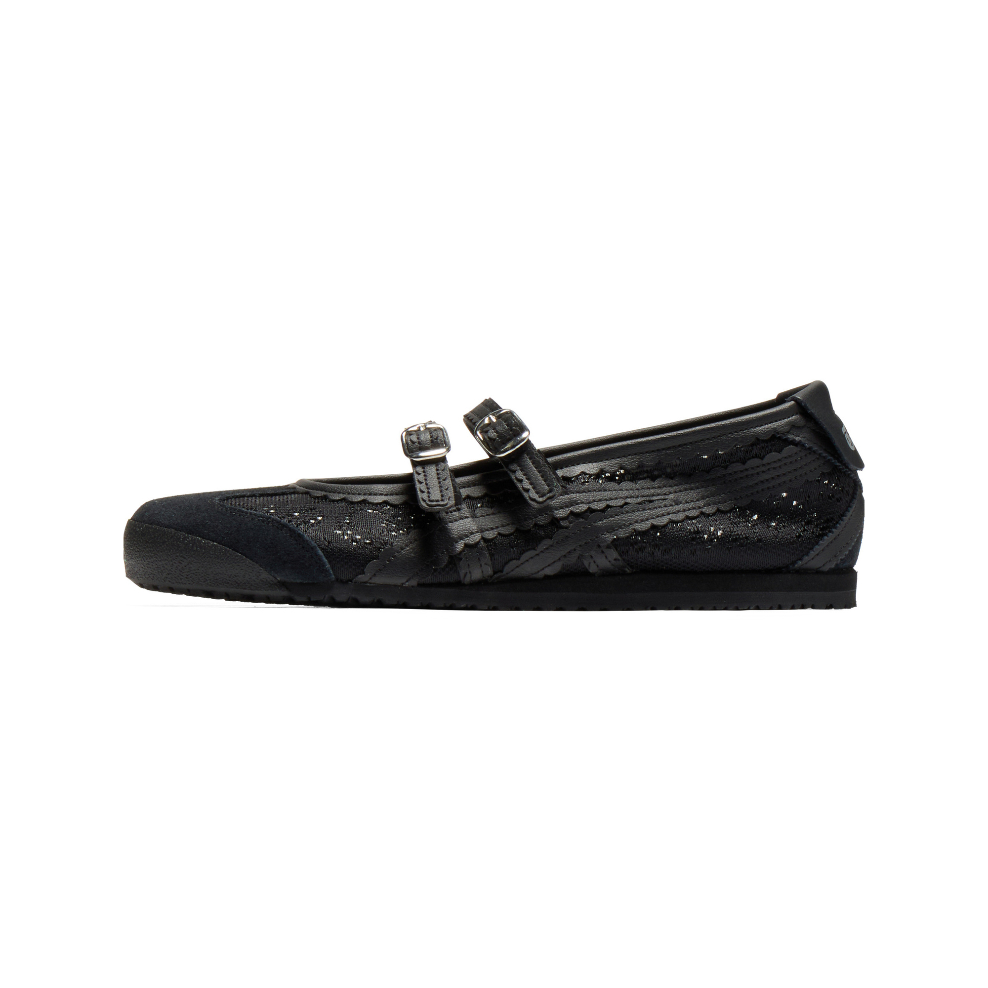 Onitsuka Tiger Onitsuka Tiger MEXICO 66 TGRS fabric lace fashionable and comfortable ballet Mary Jane shoes women black