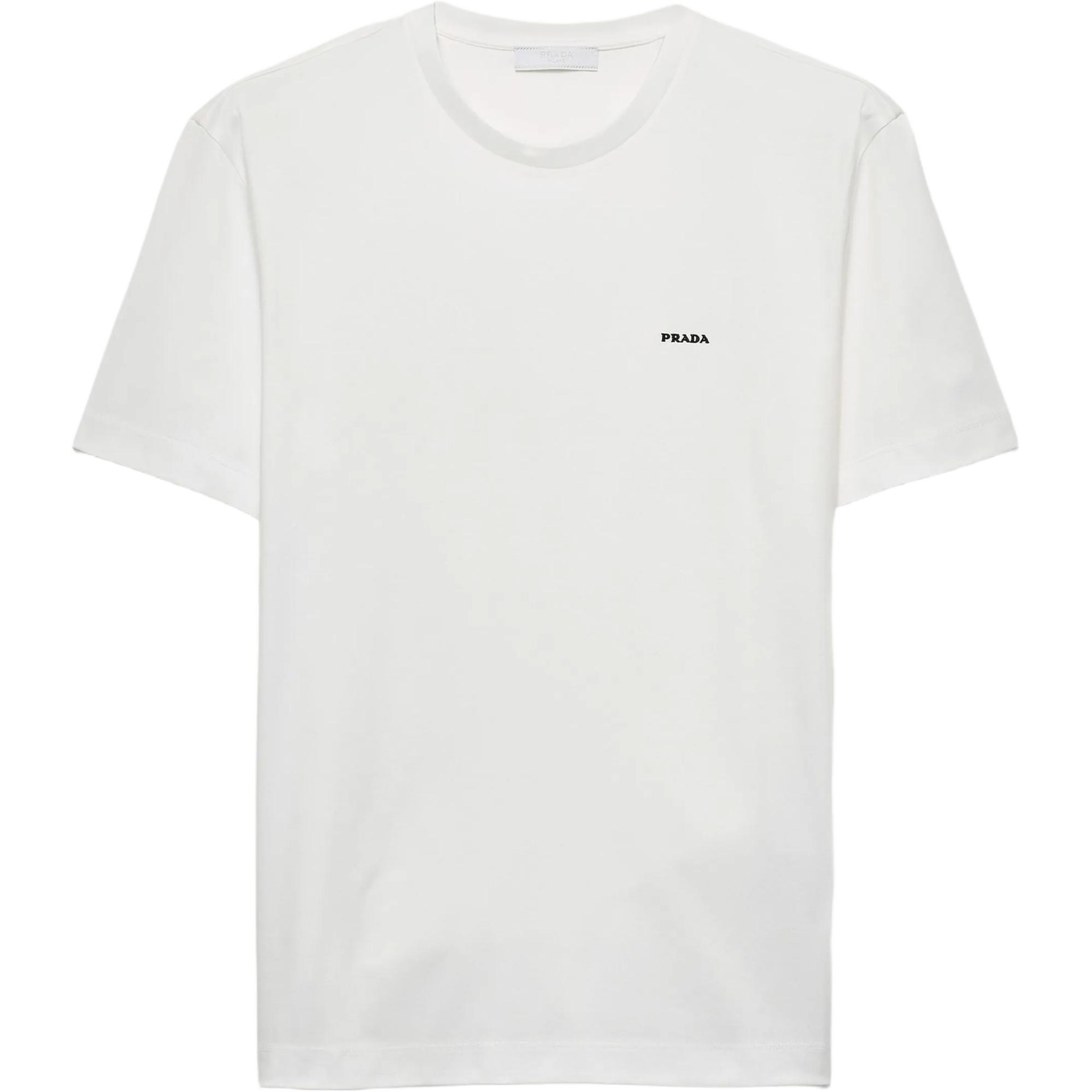 Мужская футболка Prada UJN982 (белая)
