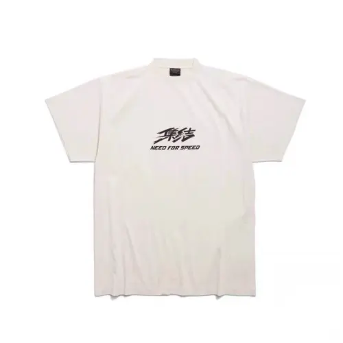 Balenciaga x JIPINFEICHE SS24 T Shirt Regular Fit Men's White