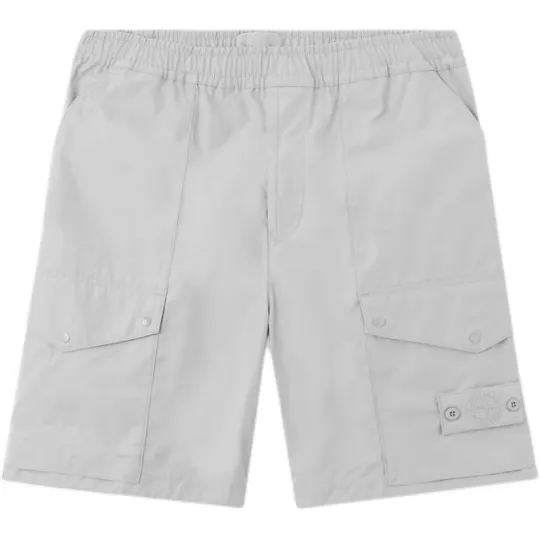 STONE ISLAND SS26 Ghost Series однотонные удобные ветрозащитные дышащие шорты-карго мужской стиль
