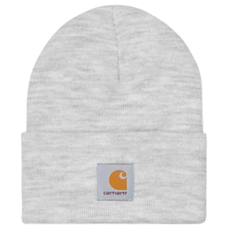 Шапка Carhartt WIP (бело-серая)
