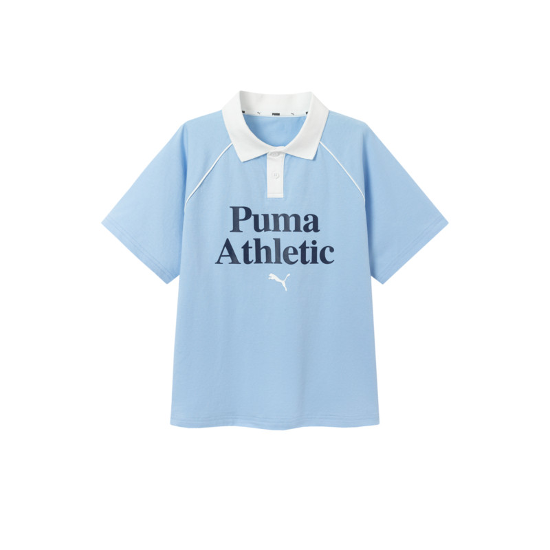 Футболка PUMA young POLO (черно-белая)