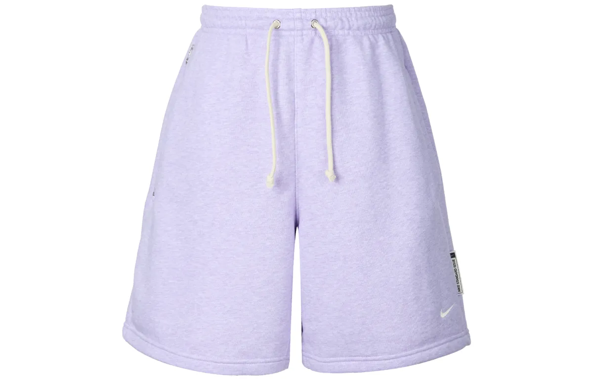 Nike Dri FIT Standard Issue Basketball Shorts Men's Hydrangea Purple/Tone/Light Ivory White