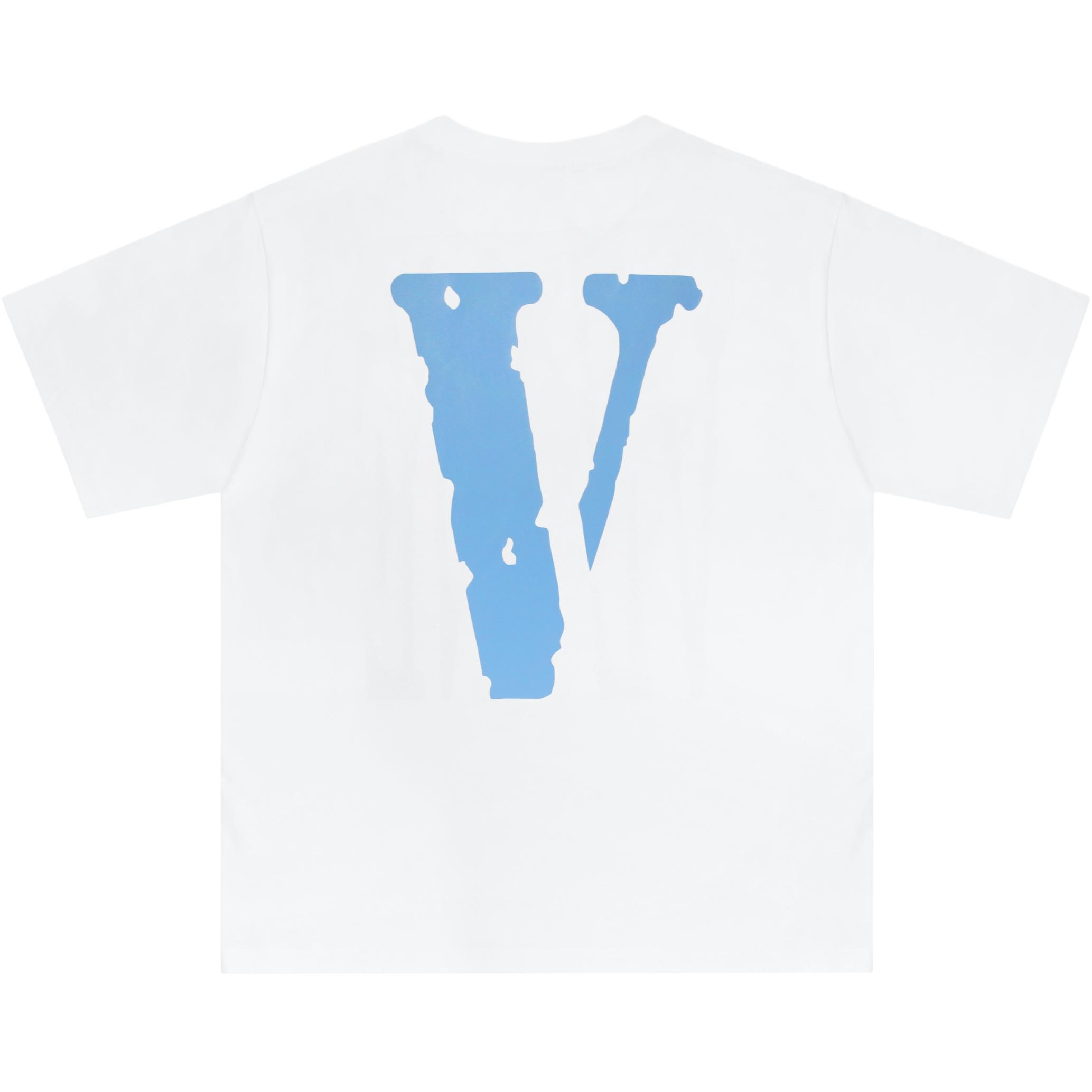 Футболка VLONE STAPLE (черно-оранжевая)