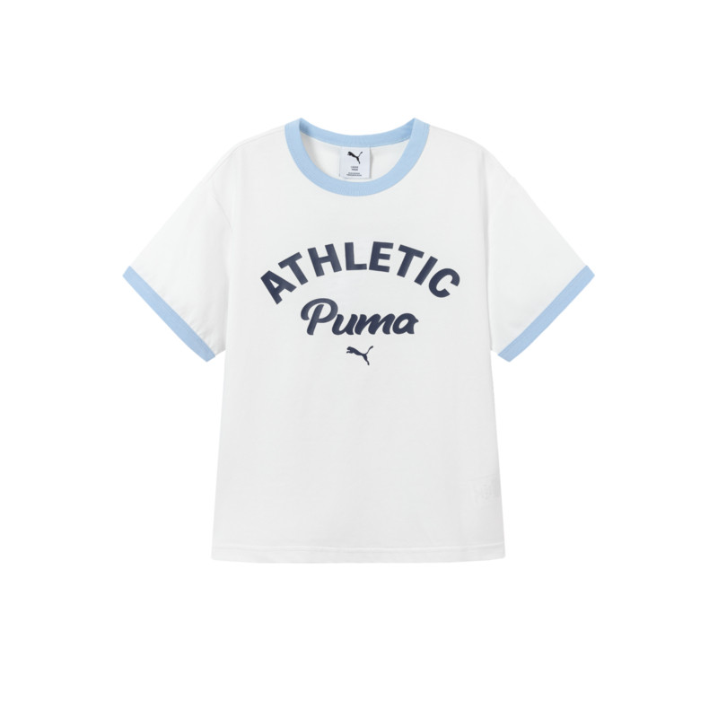 Женская футболка PUMA Оверсэйз (черная)