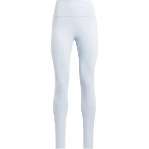 Reebok Yoga Pants Women's Blue With White Lettering Moderate
