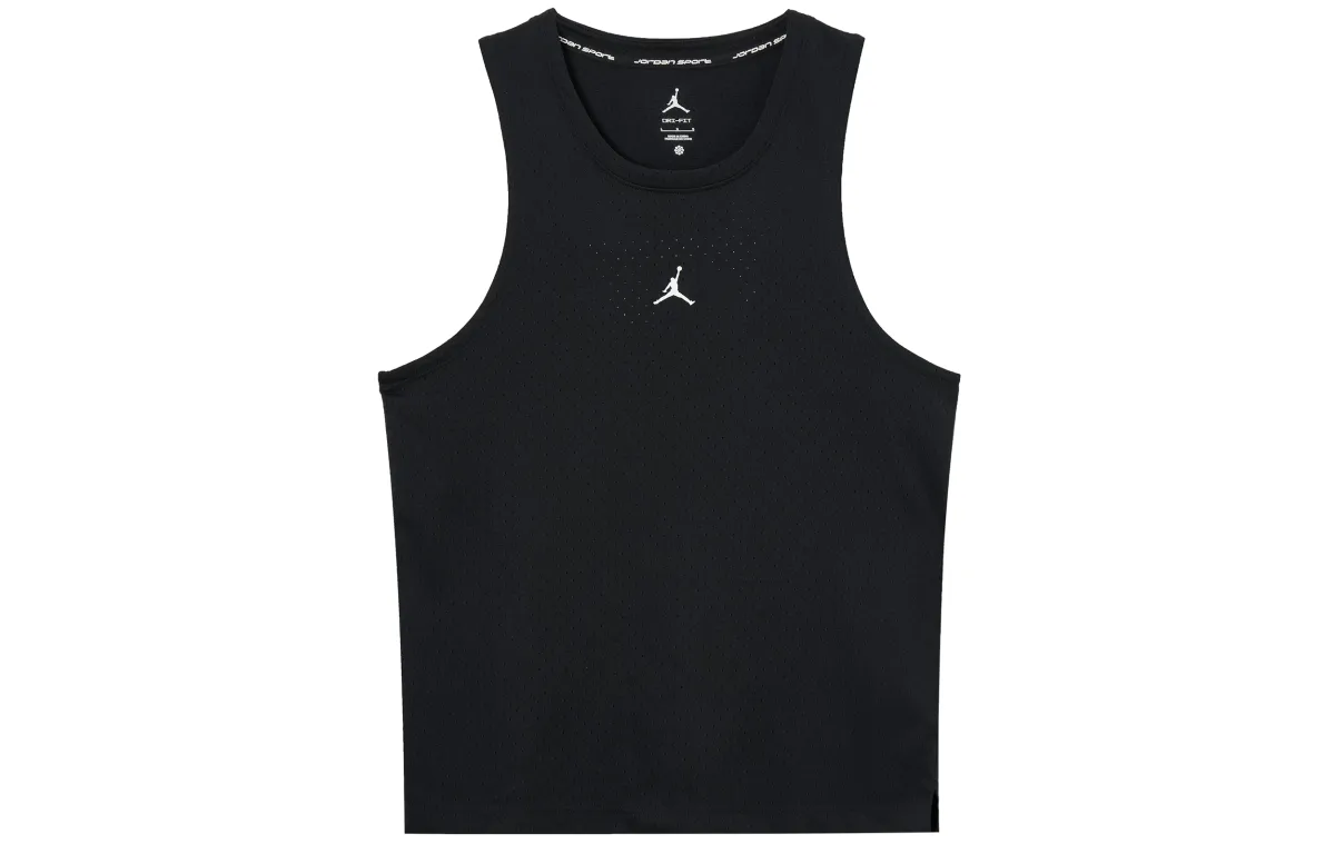 Jordan Sport Dri FIT Basketball Jersey Men's Black/White