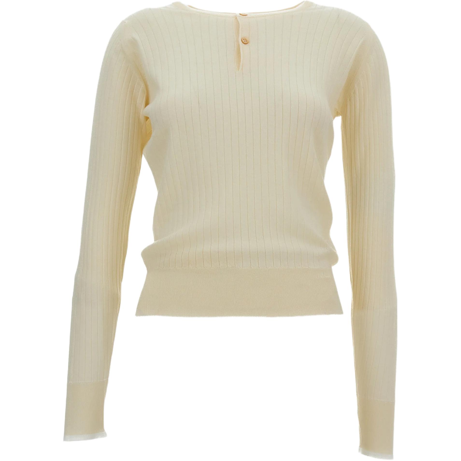 Женский свитер WALES WALES BONNER × JOHN SMEDLEY SS26 (синий)