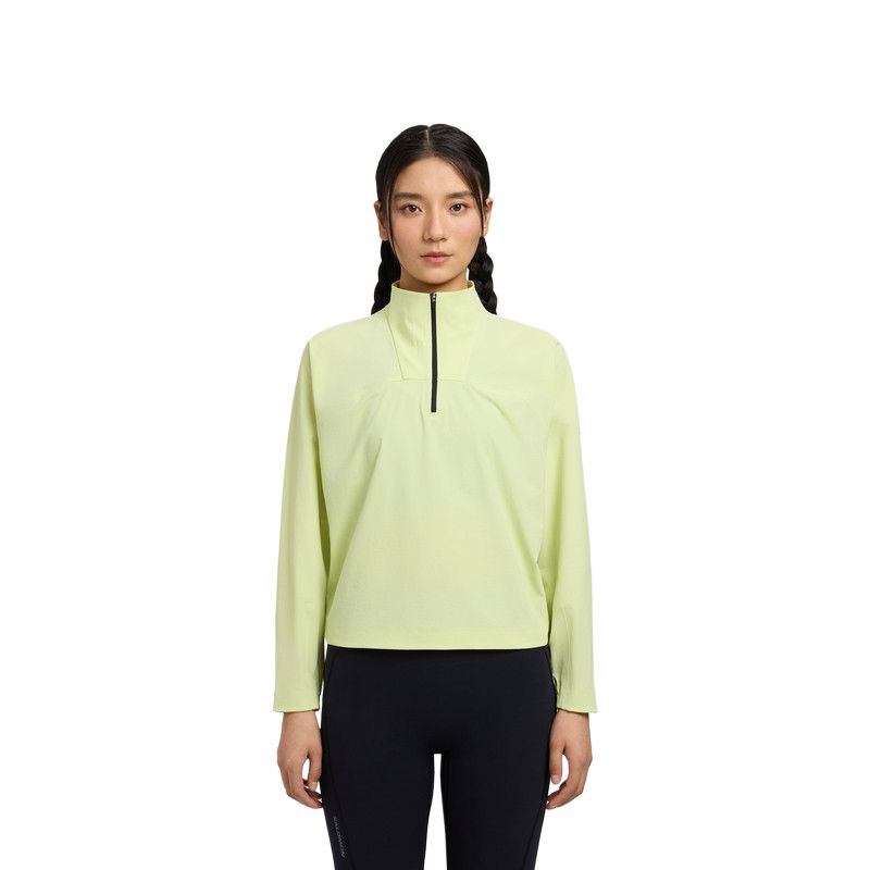 Женская футболка Salomon SALOMON PL WOVEN T (черная)
