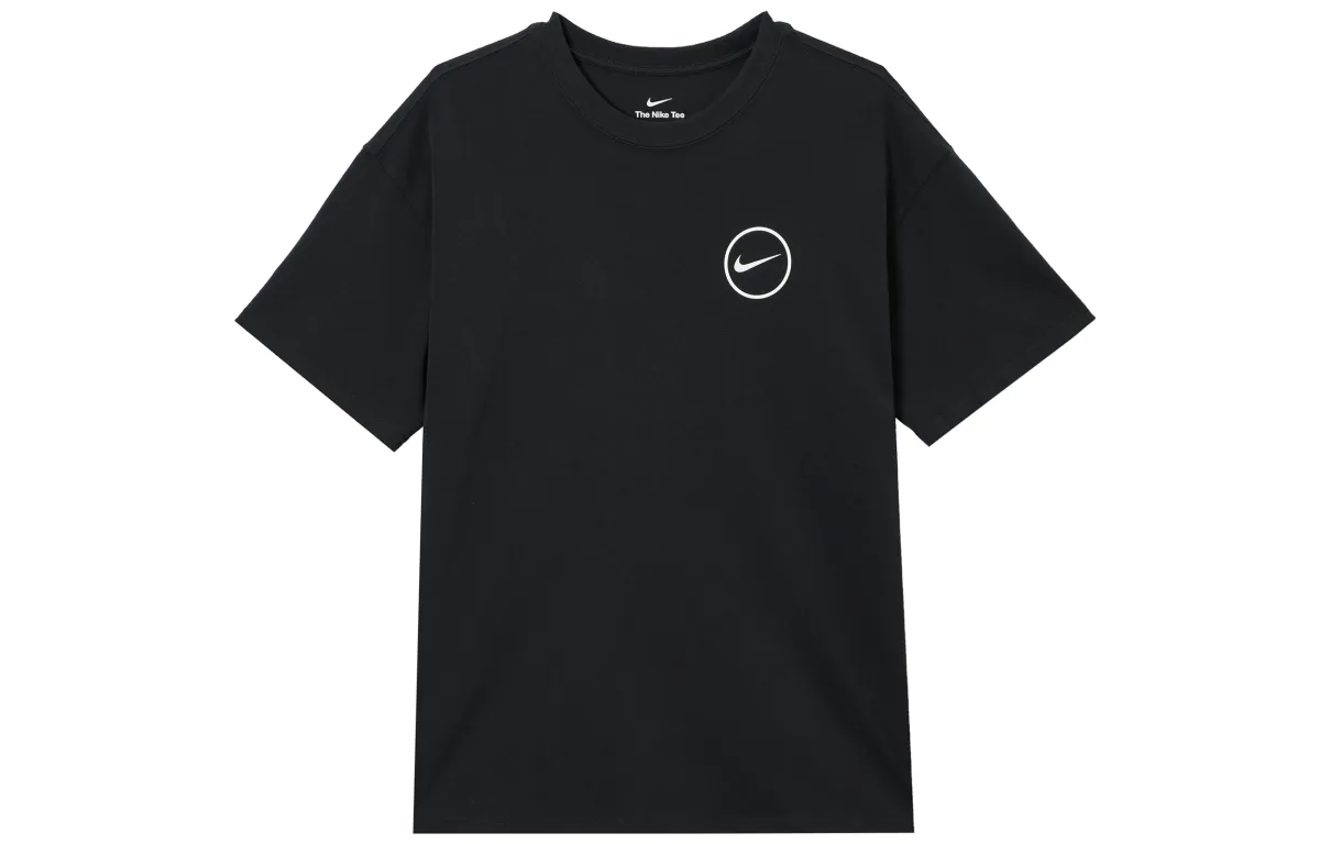 Nike T-Shirts Men's Black Crew Neck Moderate