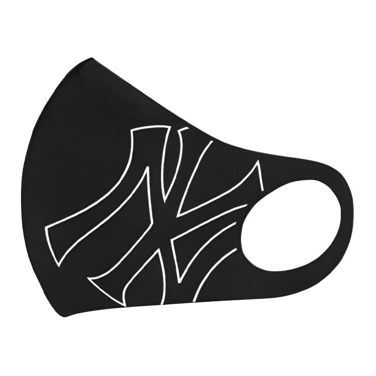 Маска MLB Big Logo NY Mask (черная) — фото 2