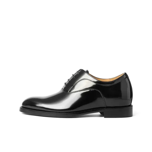 BELLE cow leather, high-end texture, round toe lace, business groom, gentleman, wedding, soft and delicate gift box, formal leather shoes, men's style
