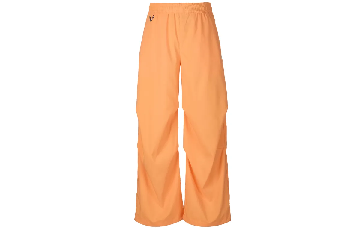 Nike Casual Pants Women's Light Orange Moderate Straight Fit Pants