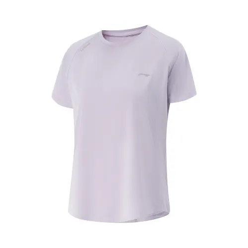 Li Ning T Shirt Women's Sea Salt Purple