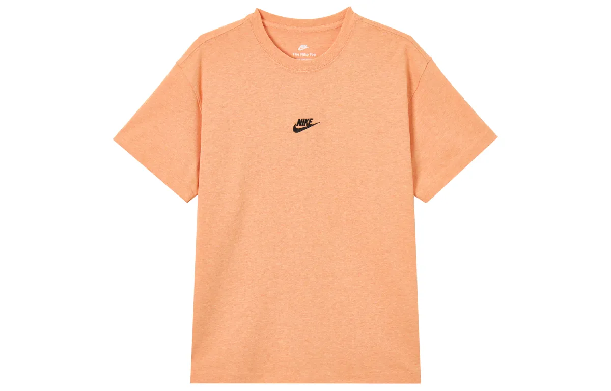 Nike T-Shirts Men's Umber Crew Neck Moderate Straight Fit