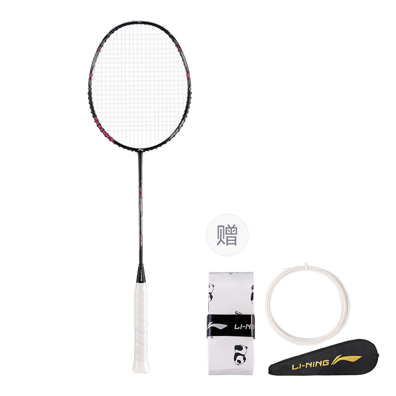 Li Ning Thunder Mini Cannon Collection 80 Full Carbon Badminton Rackets Offensive Type Heavy Head, Stiff Shaft