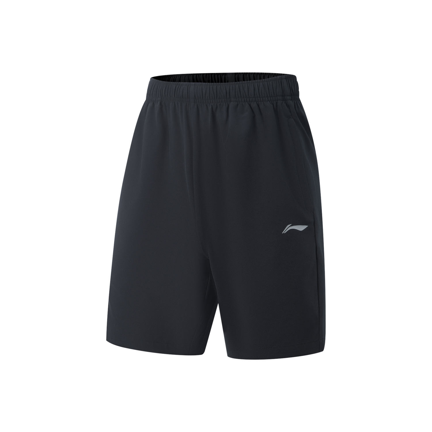 Li Ning Fitness Series Sports Shorts Men’s Black Single Logo