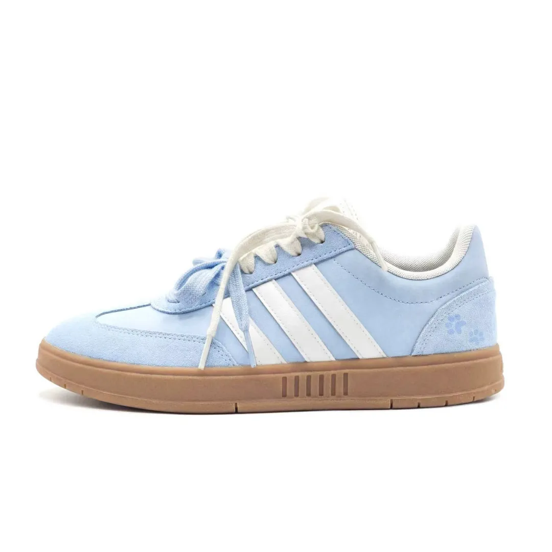 Adidas Gradas Cloud Leather Coverage Slip Resistant Low top Vintage Basketball Shoes Unisex Blue White