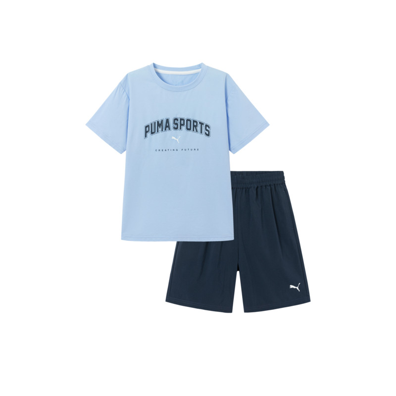 Детский костюм PUMA Спортивный (сине-черный)