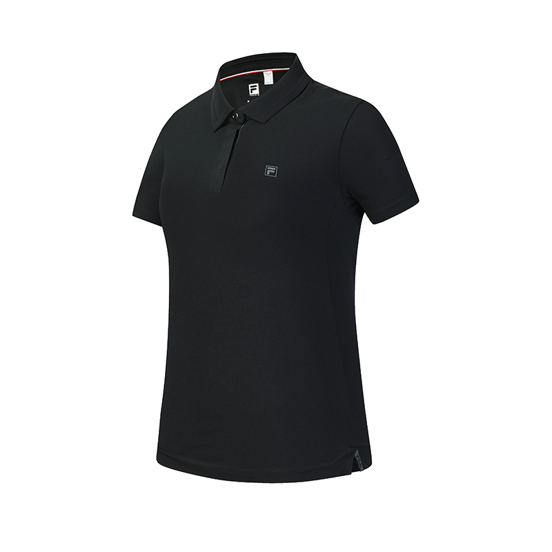 Женская футболка Fila TENNIS Polo (черная)