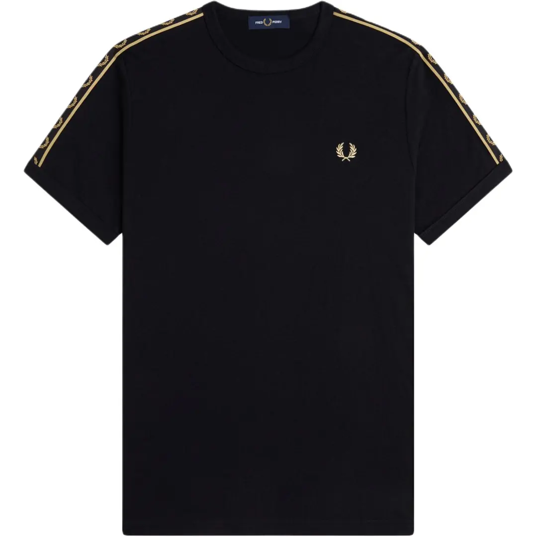 Fred Perry logo tape round neck T-shirt