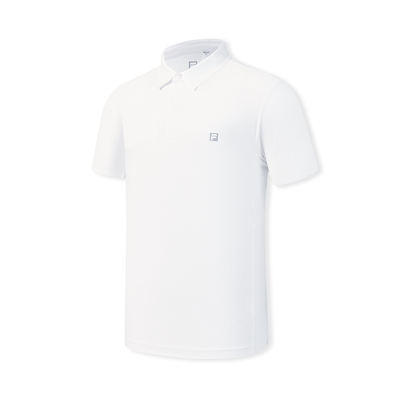 Мужская футболка Fila Fitness Polo (белая)