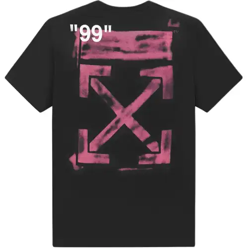 OFF WHITE Impressionism Diagonal Stencil Tee