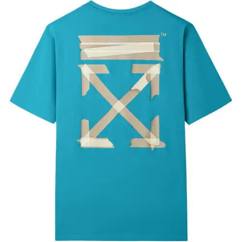 OFF WHITE SS20 T Shirt Men's Blue