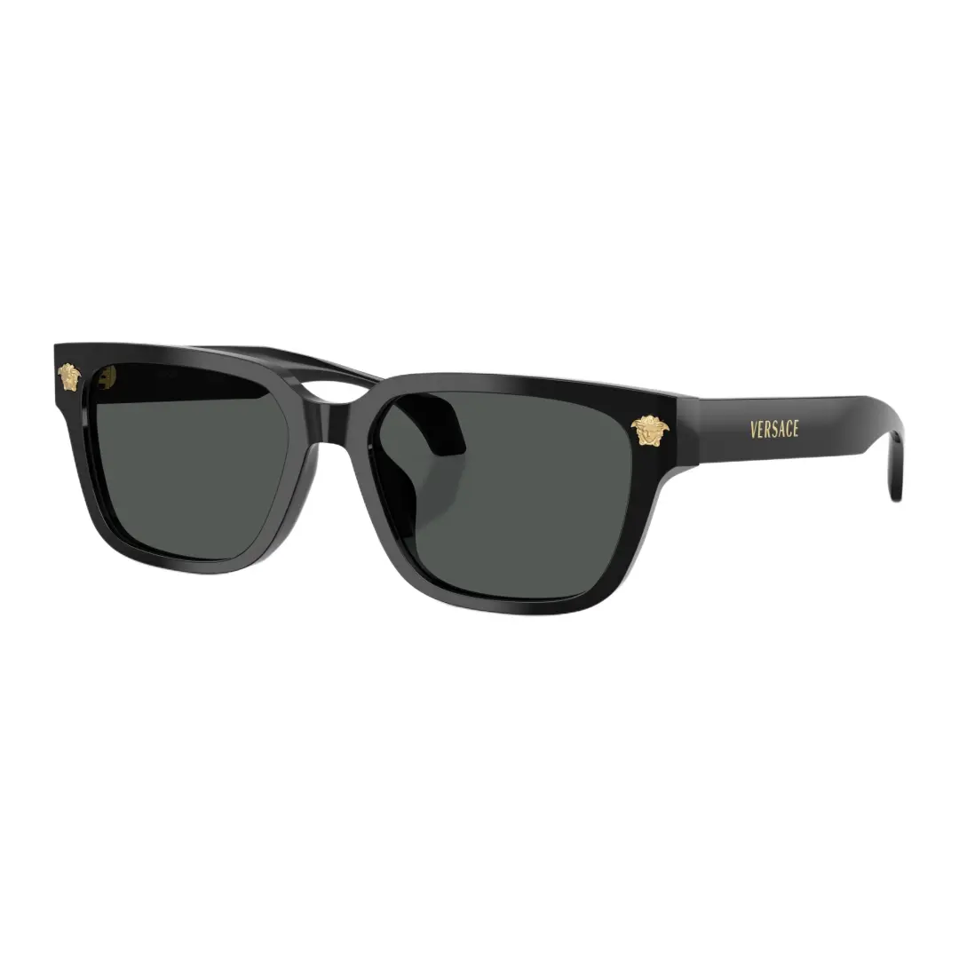 Versace logo square-frame sunglasses