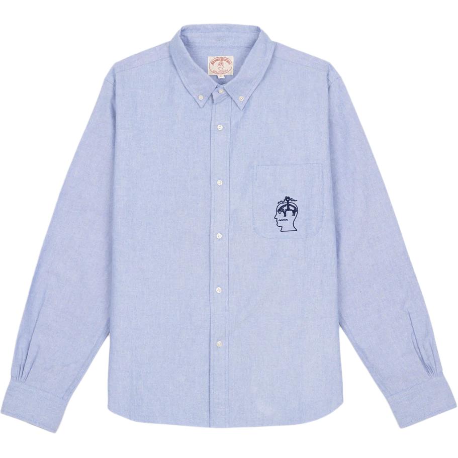 Рубашка Brain Dead x BROOKS BROTHERS SS26 (в полоску)