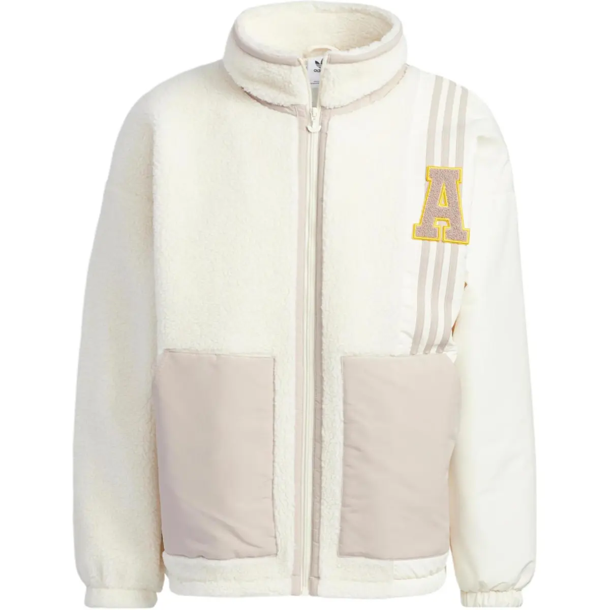 Adidas Originals AU SHERPAAnti University Jacket Unisex White