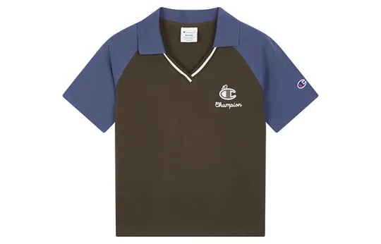 Серия Champion SS26 CAMPUS — универсальная, модная, повседневная, удобная американская версия рубашки-поло для женщин с короткими рукавами.