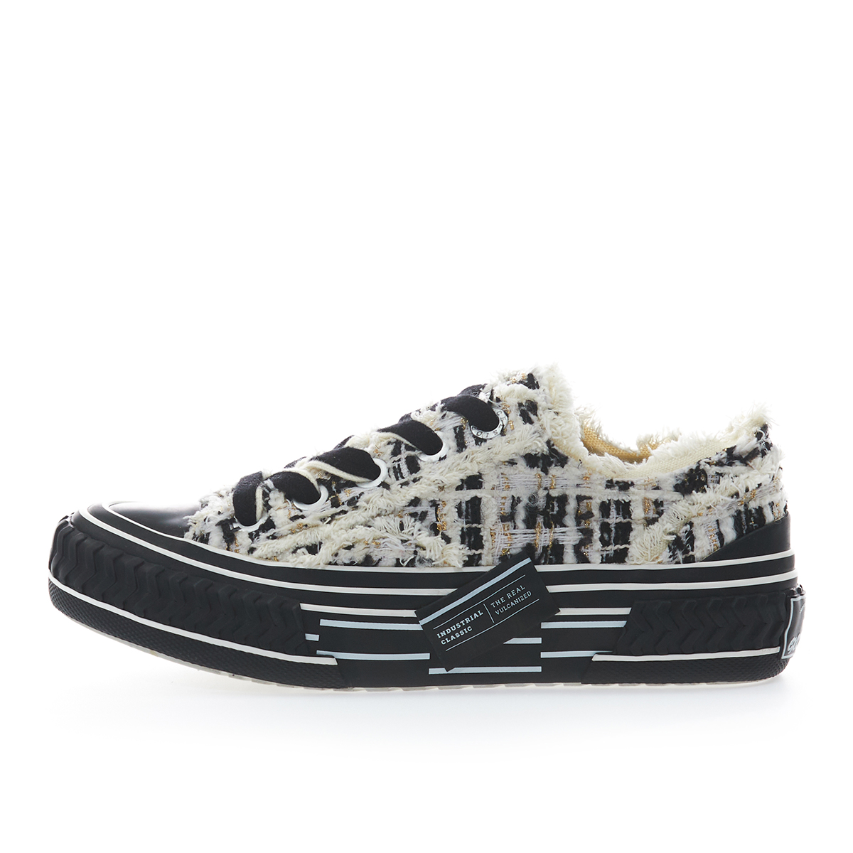 Excelsior Cookies Shoes Viennetta Tweed Coverage Impact Resistant Support Low top Casual Canvas Shoes Unisex