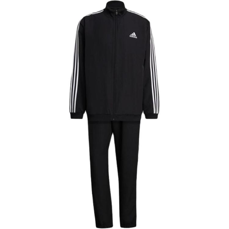 Мужской спортивный костюм adidas AEROREADY Essentials 3-Stripes Track (черно-белый)