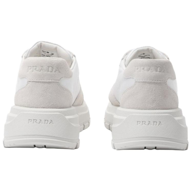 Женские кроссовки Prada 4cm (белый) — фото 6