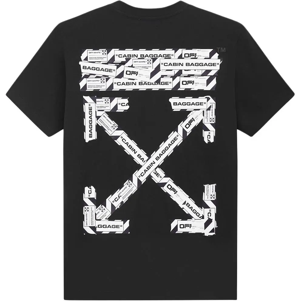 OFF WHITE Oversized Fit Airport Tape T Shirt