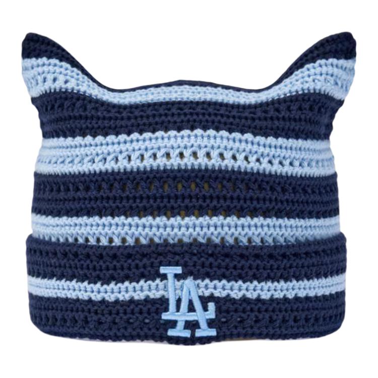 Шапка-бини MLB New York Yankees (синяя)