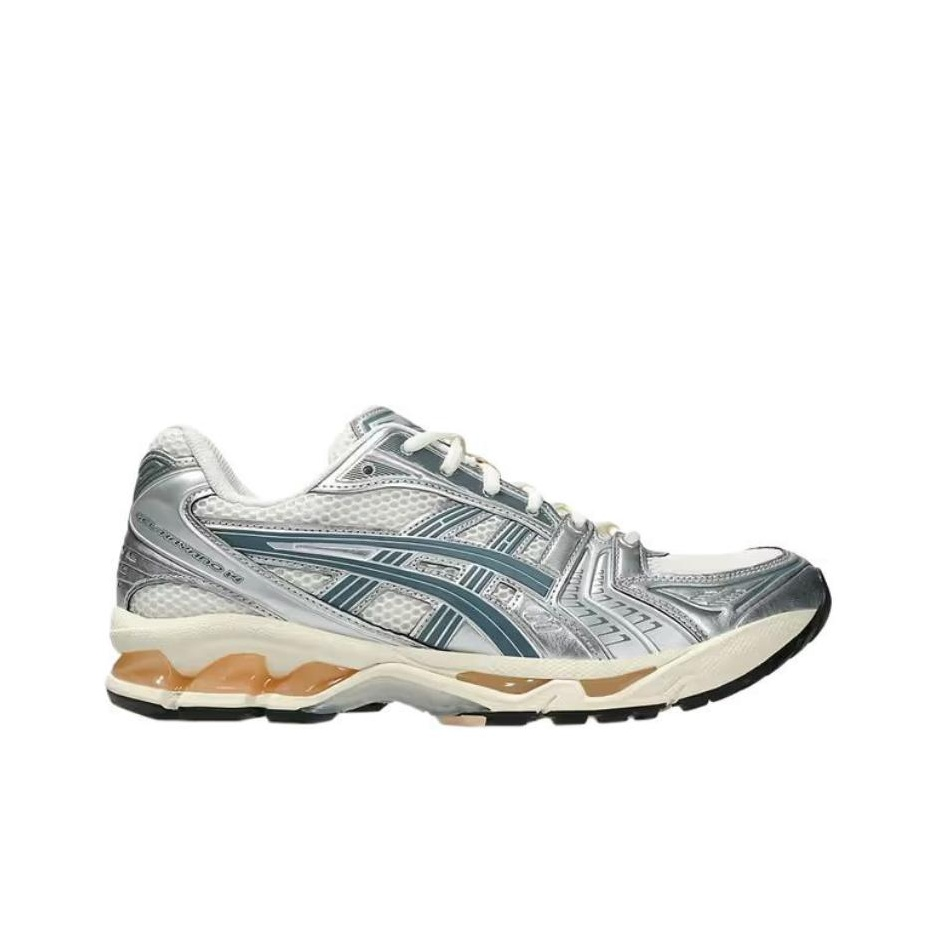 ASICS Gel Kayano 14 Birch Pure Silver Teal Gold