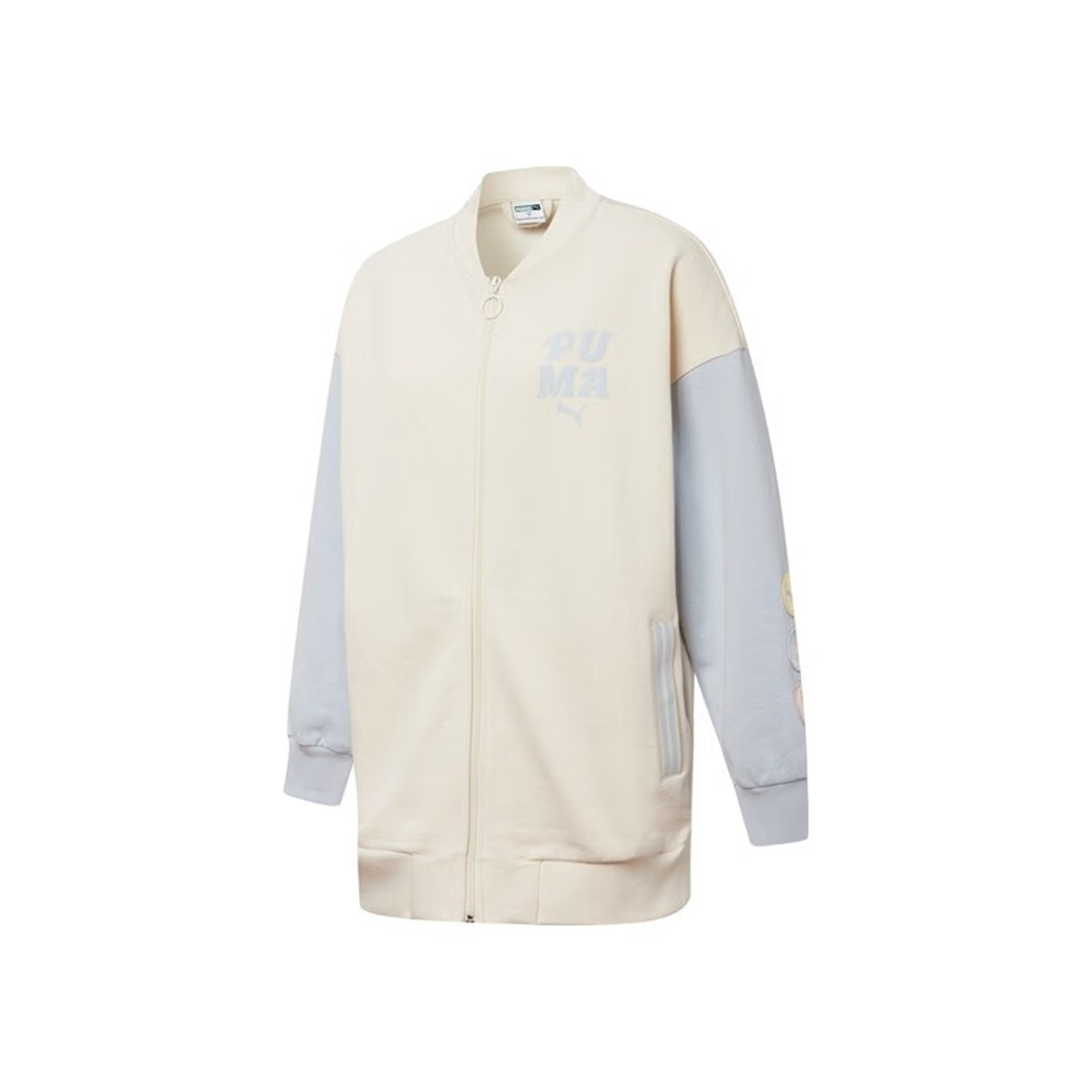 Женская куртка PUMA Bomber Logo (белая)