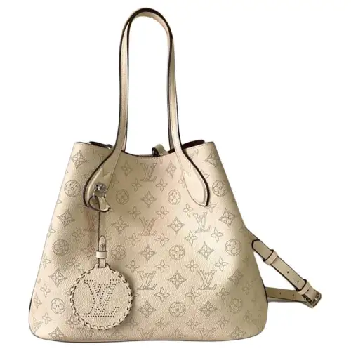 LOUIS VUITTON Grain Calfskin Moonlight Goddess Tote Bag, Shopping Bag, Handbag Large Women's Light Coffee