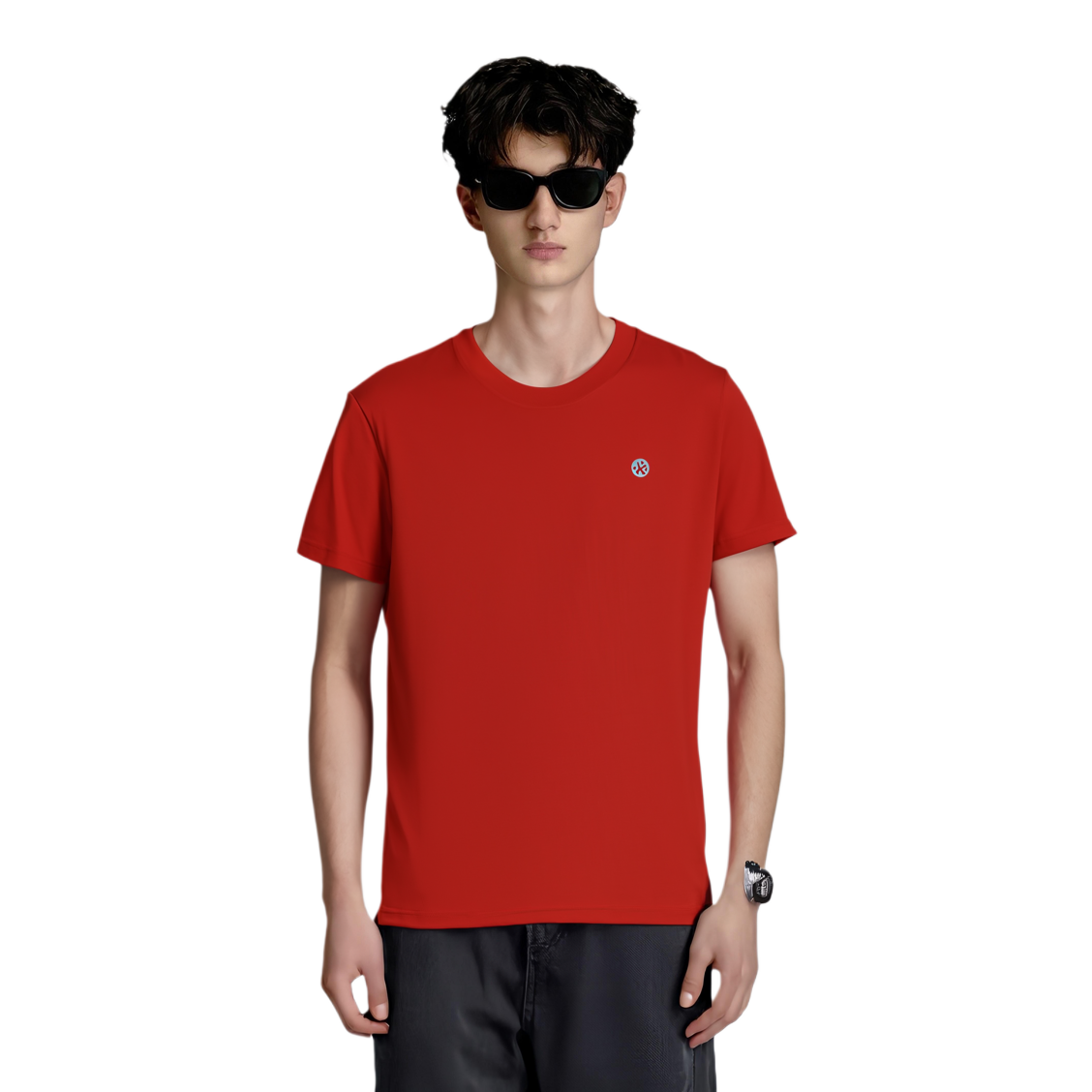 BMAI Running T Shirt Men’s Dark Red